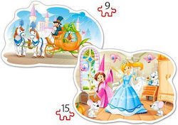 Kids Puzzle Cinderella for 3++ Years 15pcs Castorland