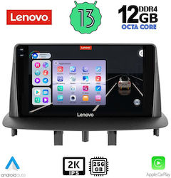 Lenovo Car-Audiosystem für Renault Megane BMW X1 / X3 / X4 2009-2016 (Bluetooth/USB/AUX/WiFi/GPS/Apple-Carplay/Android-Auto) mit Touchscreen 9"