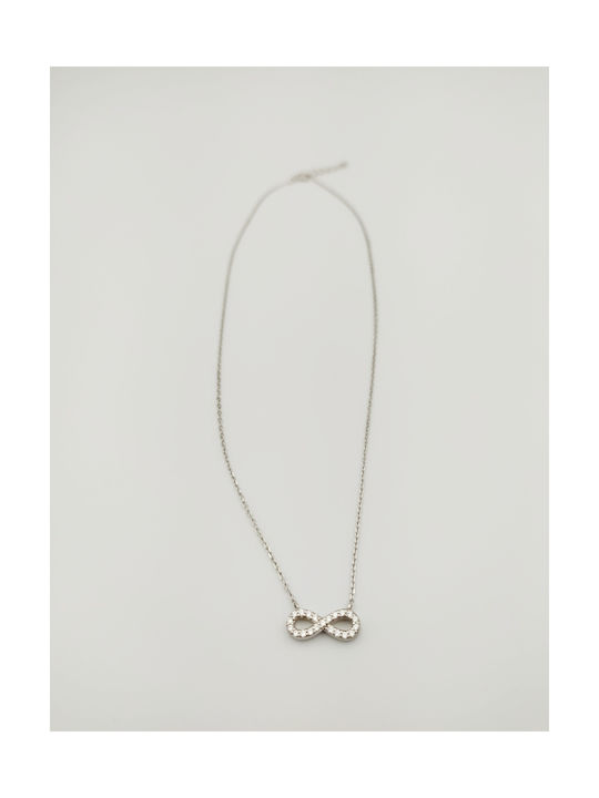 Necklace Infinity from Silver