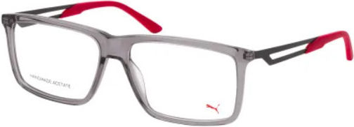 PUMA Plastic Eyeglass Frame Gray PU0351O 003