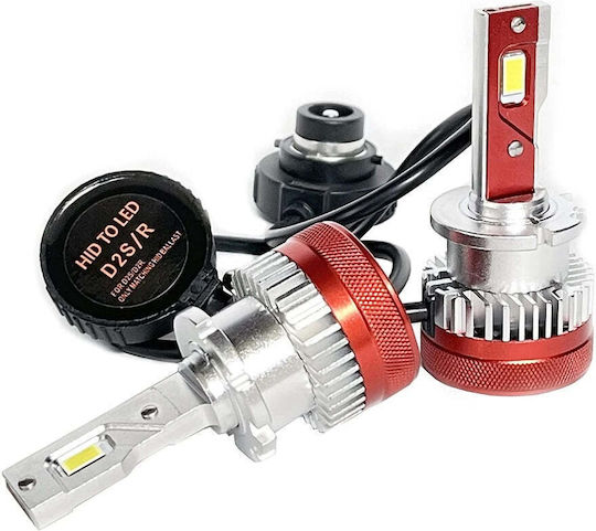 Lămpi Autoturismului D2S / D2R Canbus LED 10000K 12-24V 90W 2buc