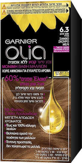 Garnier Olia Mini Vopsea De Păr Fără Amoniac 6.3 Blond Întunecat Miere 50gr