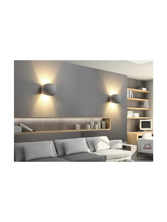 ForHome Lumină de Perete cu Soclu G9 Alb 15x13cm