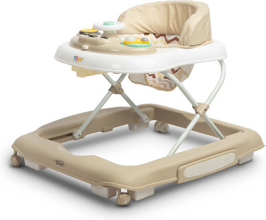 Caretero Timon Baby Walker with Music Beige