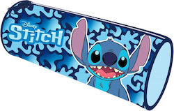 Disney Stitch Pencil Case Barrel Light Blue Disney Stitch Pencil Case Barrel Light Blue