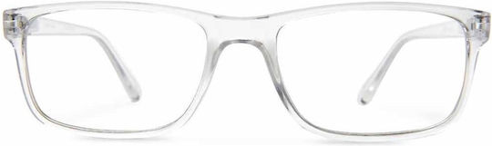 Lektor Men's Reading Glasses +3.50 in Transparent color