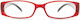 Lektor Damen Lesebrille +2.00 in Rot Farbe