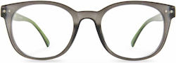 Lektor Damen Lesebrille +3.50 in Gray Farbe