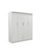 Four Door Wardrobe Sliding Olympus 159x57x183cm