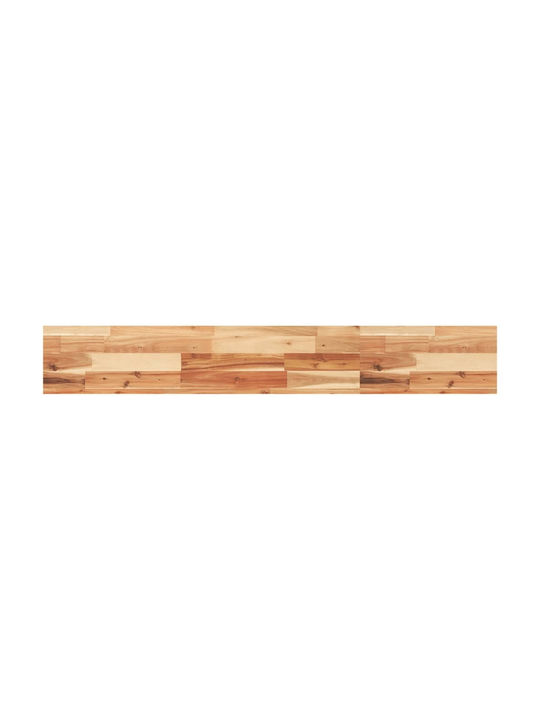 vidaXL Rechteckig Bücherregal aus Massivholz Olive 120x20x4cm 3279591 1Stück