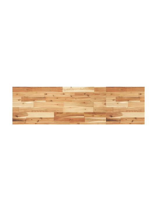 vidaXL Rectangular Bookcase Shelf made of Solid Wood Olive 120x40x4cm 3279643 1pcs