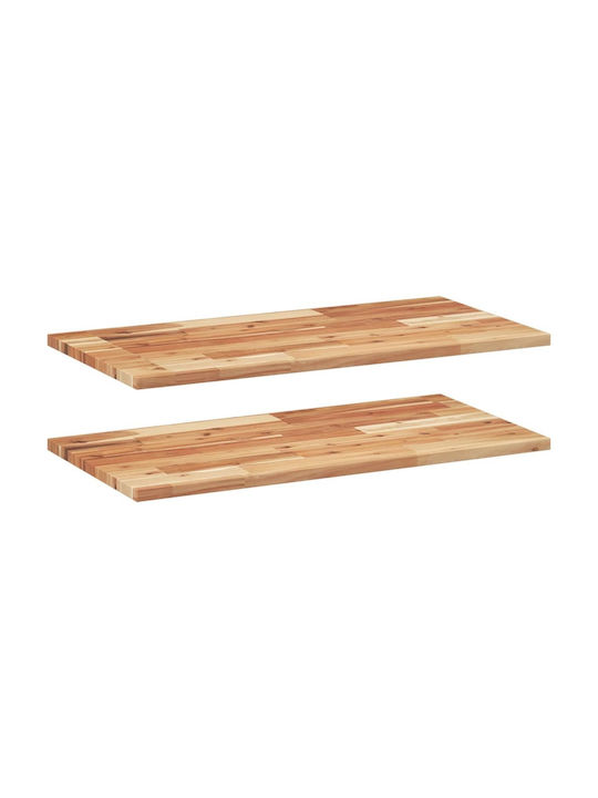 vidaXL Rectangular Bookcase Shelf made of Solid...