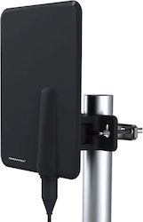 Greentek Outdoor TV Antenna (without power supply) Black Connection via Coaxial Cable