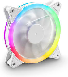 Sharkoon Shark Blades Gehäuselüfter 120mm (1400rpm) mit RGB Beleuchtung und Verbindung 4-Pin PWM Weiß Sharkoon Shark Blades Gehäuselüfter 120mm (1400rpm) mit RGB Beleuchtung und Verbindung 4-Pin PWM Weiß