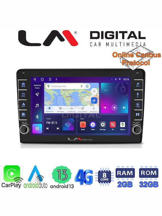 LM Digital Auto-Audiosystem für Ford Focus / Mondeo / Galaxie / S-Max 2006 > 2015 (Bluetooth/USB/WiFi/GPS/Apple-Carplay/Android-Auto)
