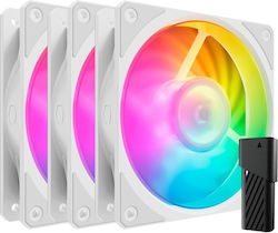 CoolerMaster Mobius 120P Gehäuselüfter 3Stück Weiß CoolerMaster Mobius 120P Gehäuselüfter 3Stück Weiß