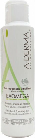 A-Derma Exomega Bubble Bath Gel with Oatmeal Soothing 500ml