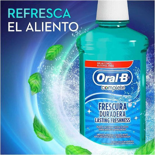 Oral-b Complete Mouthwash 500ml Oral-b Complete Mouthwash Cool Breath Mint Flavor 500ml