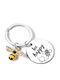 Cheiță metalică Bee Happy Metal 6x3