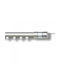 Anartisi Ilios S1 One-Way Metallic Curtain Track Silver 200cm 513623-02