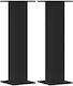 vidaXL Speaker Stands in Black Color