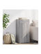 Living Room Display Cabinet Made of Particle Board Grey 40x42.5x93cm