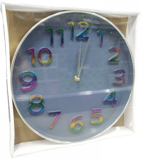 Wanduhr Kunststoff Gray Ø30cm