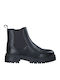 Leather Women's Ankle Boots Black