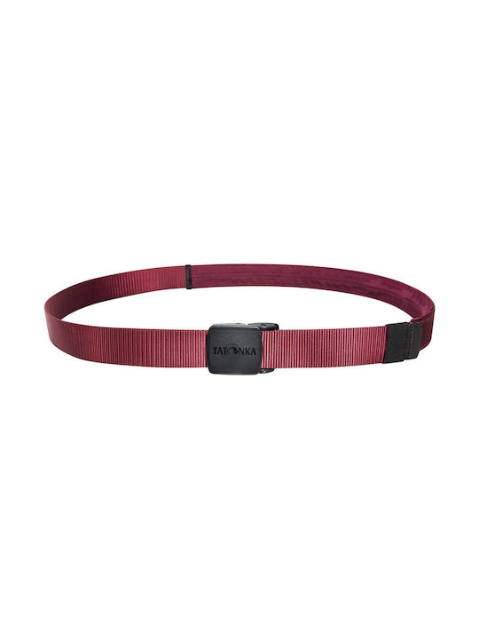 Tatonka Men's Wide Belt Burgundy