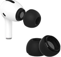 Edman Καλύμματα Σιλικόνης σε Μαύρο χρώμα για Apple AirPods Pro Edman Καλύμματα Σιλικόνης σε Μαύρο χρώμα για Apple AirPods Pro