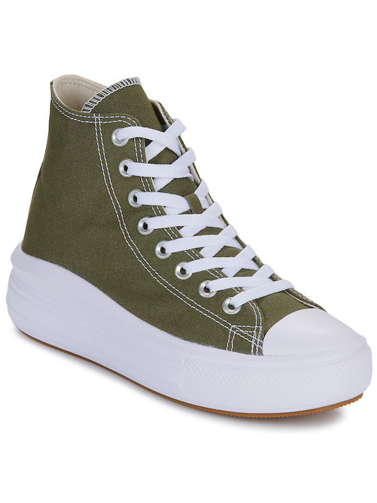 Converse Move Platform Boots Green