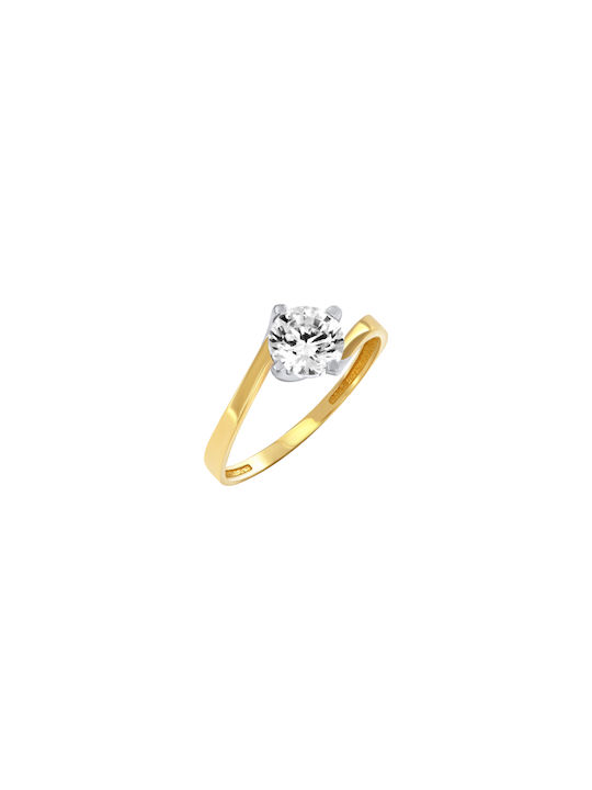 Single Stone from Gold 14K