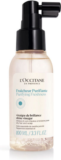 L'Occitane Purifying Freshness Vinegar Lotion Μαλλιών για Αναδόμηση 100ml