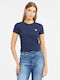 Guess Women's T-shirt Dark Blue