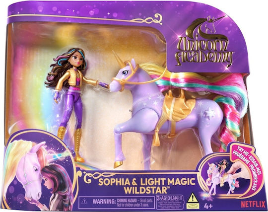 Spin Master Unicorn Academy Doll Set Sophia & Light Magic Wildstar for 4+ years old+ Years
