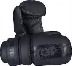 Top Ten Pointfighter "power Ink Mănuși de Box din Piele pentru Competiție Negre