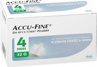 Roche Accu-fine Insulin Needles 32G 100pcs