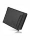 Leather Men's Wallet Classic with RFID Black