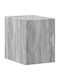 Wall Mounted Living Room Cabinet Made of Particle Board Grey 30x42.5x40cm