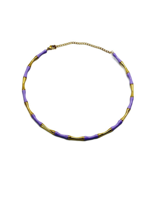 Choker from Gold Plated Steel