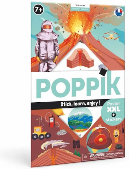 Poppik Aufkleber Vulkane für Kinder 7+ Jahre+ Jahre