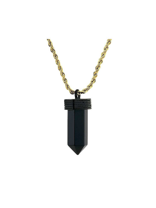 Goldsmith Necklace from Steel Black