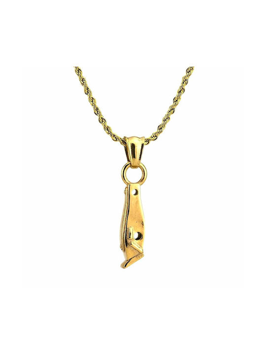 Goldsmith Necklace from Gold Plated Steel