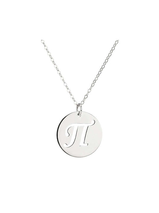 Goldsmith Necklace Monogram from Silver