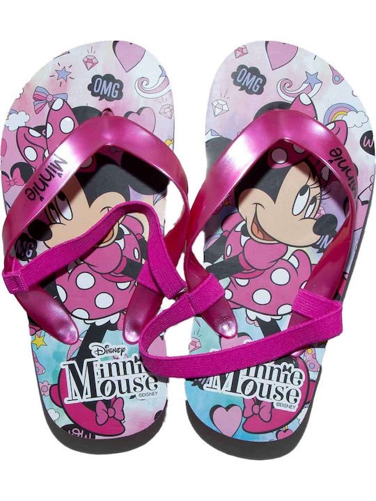 Παιδικές Σαγιονάρες Flip Flops Minnie Ροζ Minnie