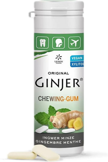 Lemon Pharma mit Geschmack Ingwer mit Minze Vegan 20Stück