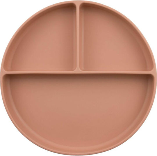 Queen Mother Toddler Soft Cute Food Plate Made of Red Silicone