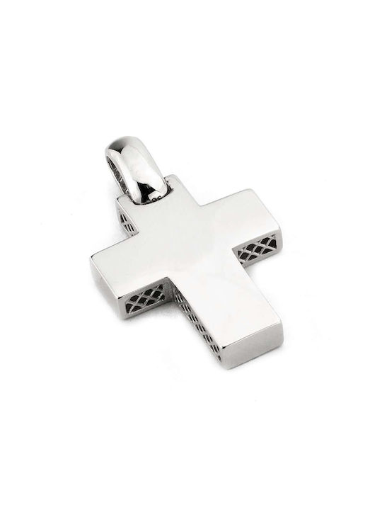 Goldsmith Men's White Gold Cross 14K with the Crucified