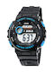 Jaga M112x Digital Men's Watch Battery with Black Rubber Strap