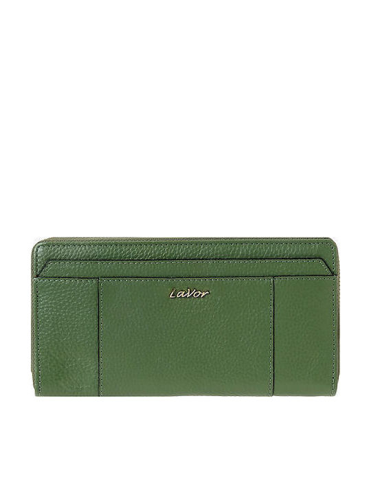 Large Leather Women's Wallet Classic with RFID Green